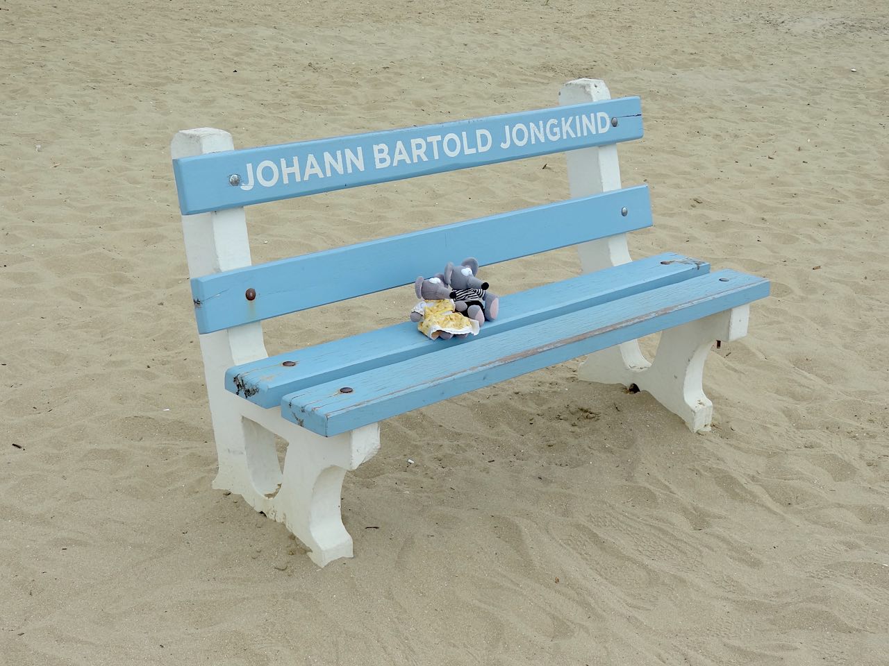 banc sur la Promenade de Trouville