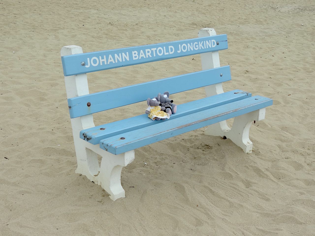 banc sur la Promenade de Trouville