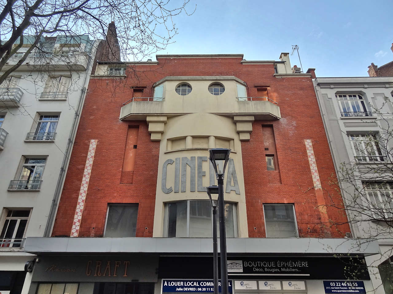 ancien cinéma rue Cauvin Amiens