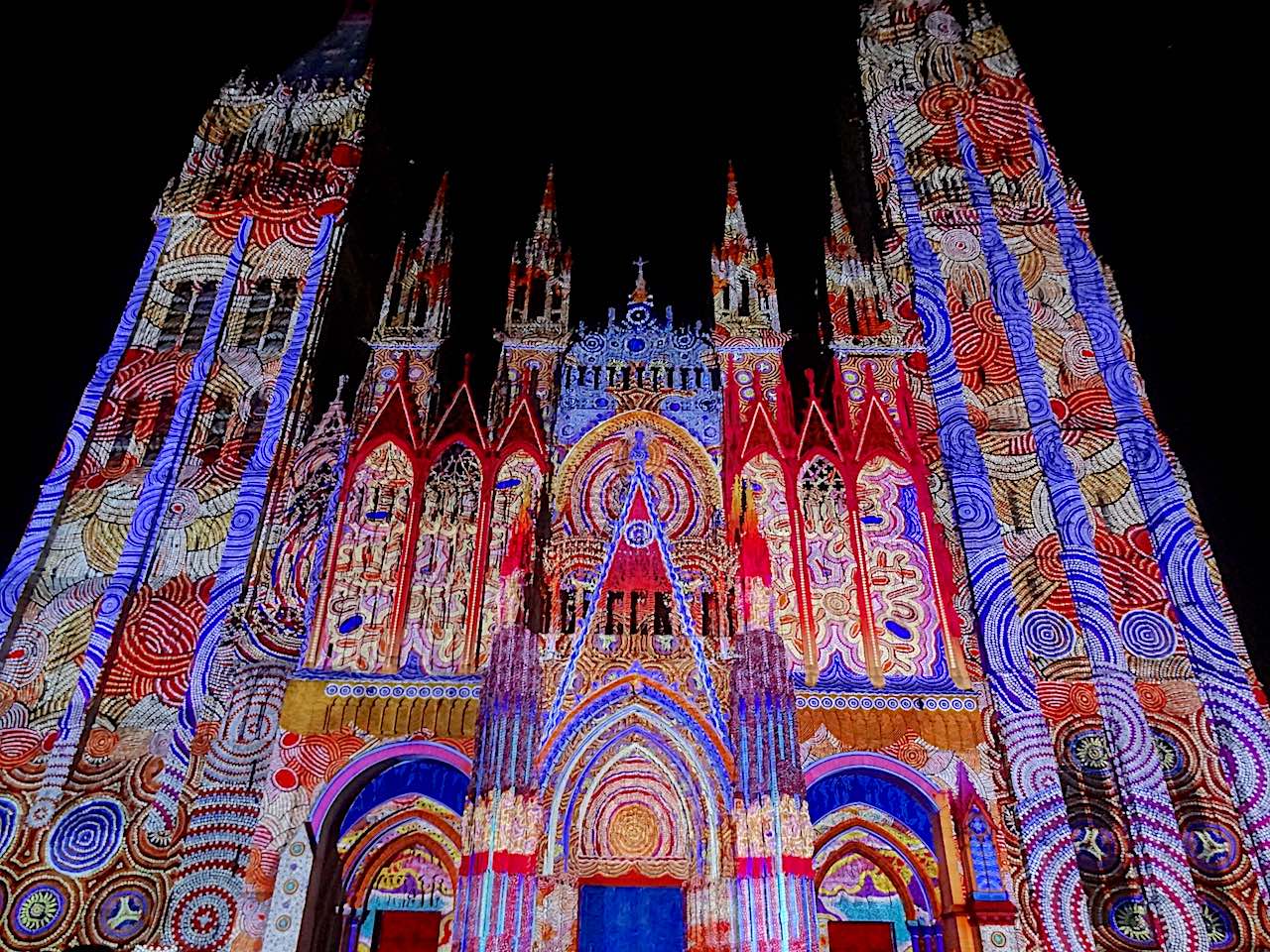 cathédrale de lumière Rouen