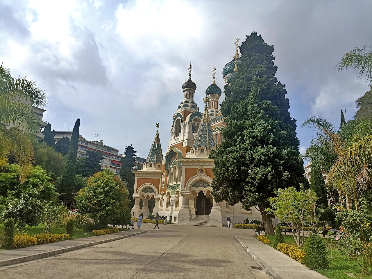 église russe Nice extérieur