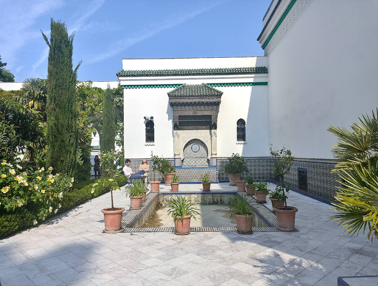 fontaine de la grande mosquée de Paris