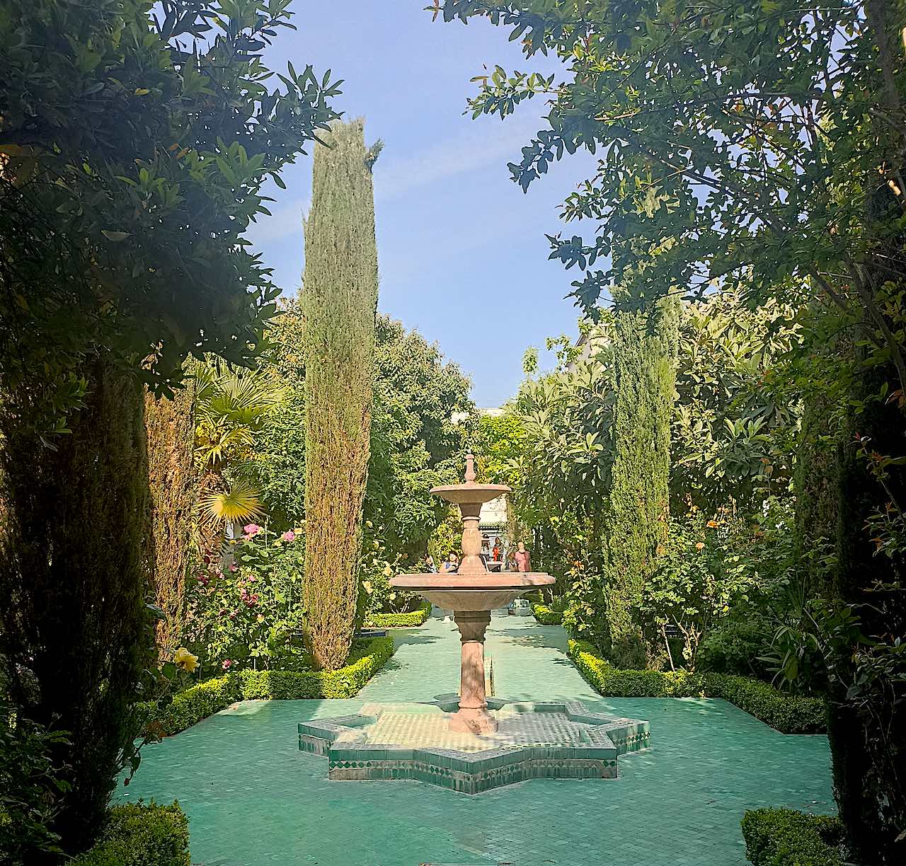 jardin grande mosquée de Paris