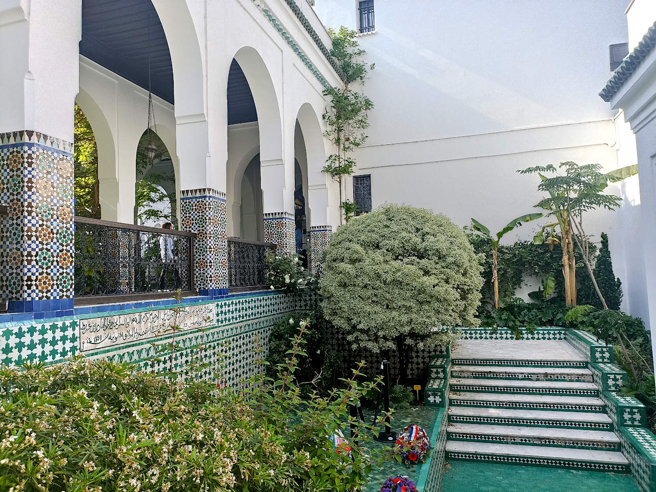 jardin grande mosquée de Paris