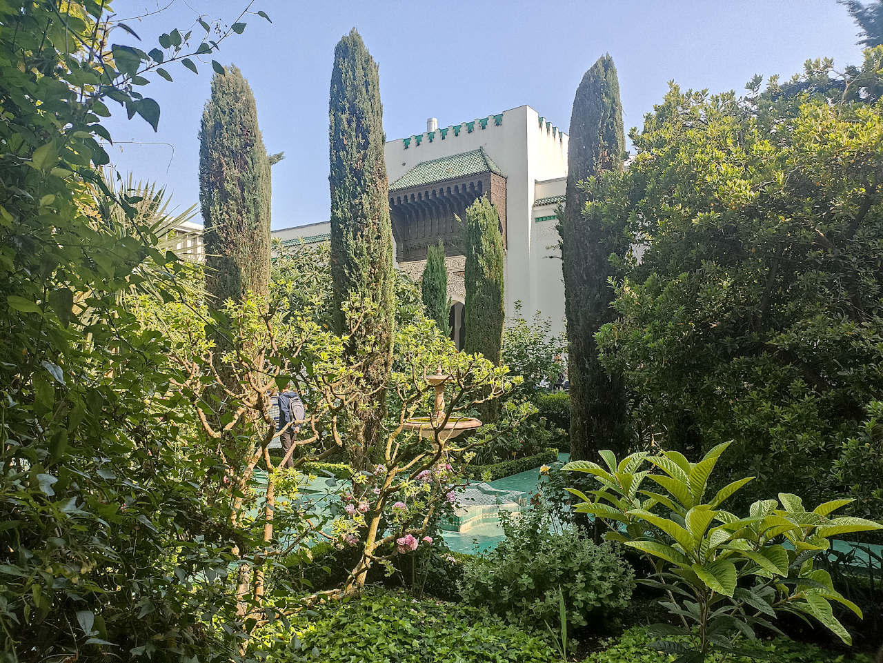 jardin de la grande mosquée de Paris