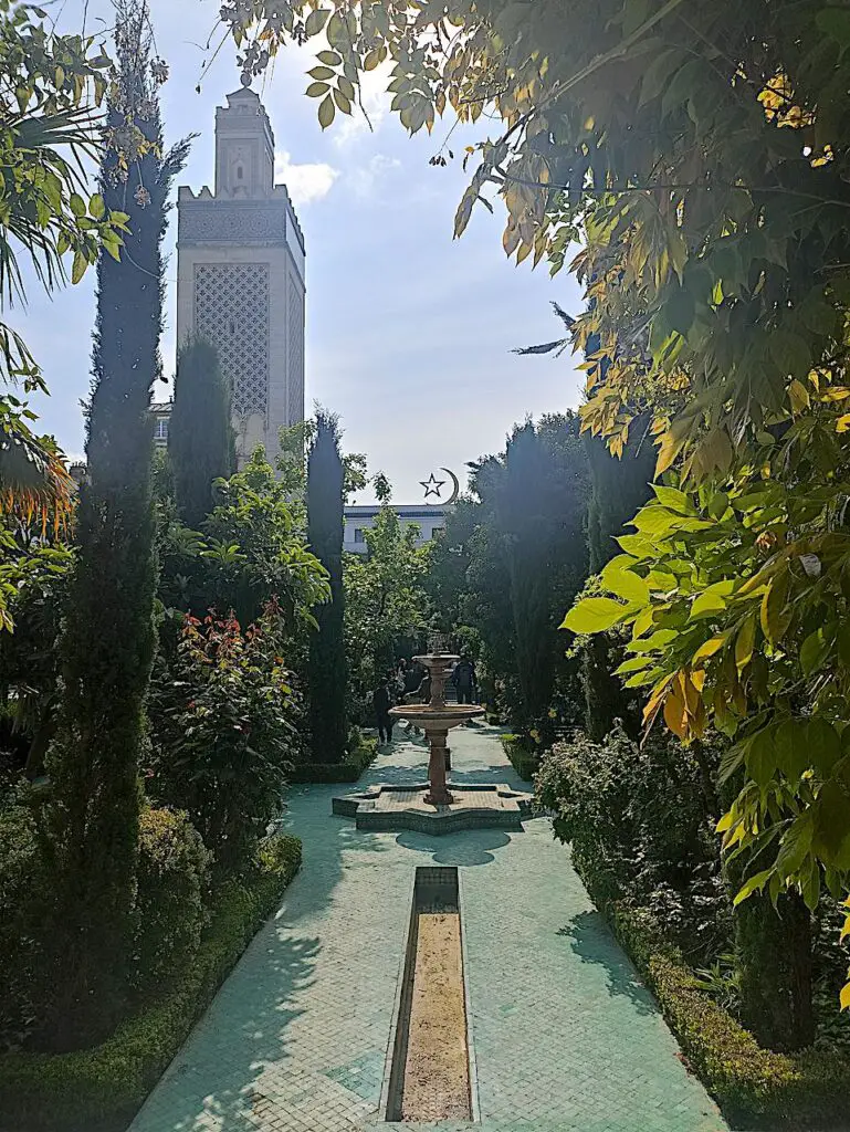 jardin mosquée de Paris