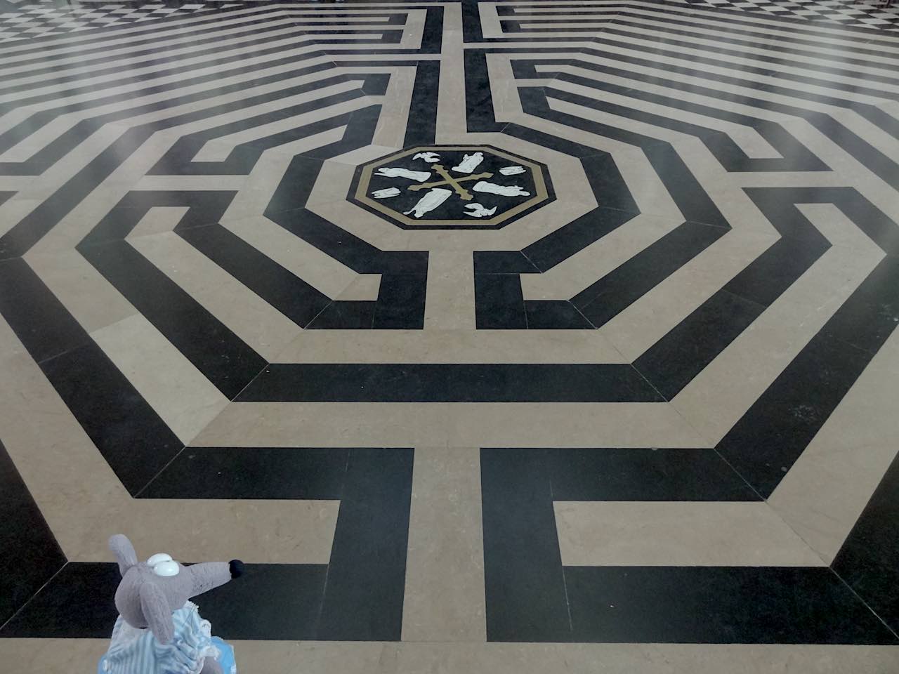 labyrinthe cathédrale d'Amiens
