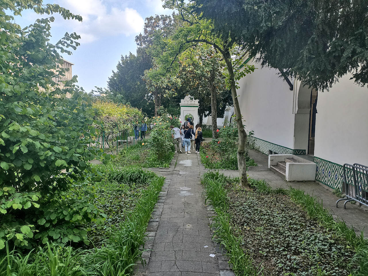 petit jardin grande mosquée de Paris