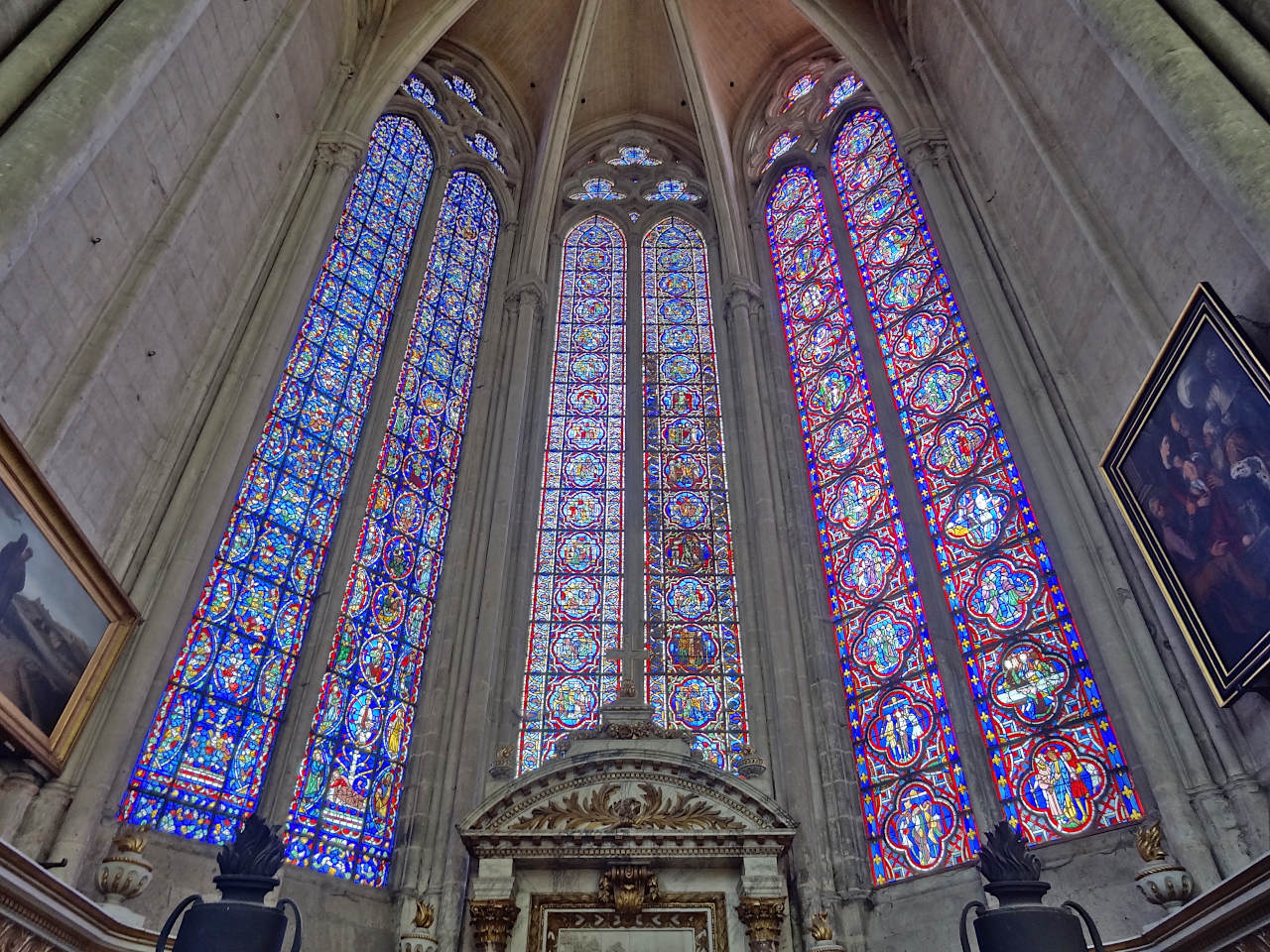 vitraux cathédrale d'Amiens