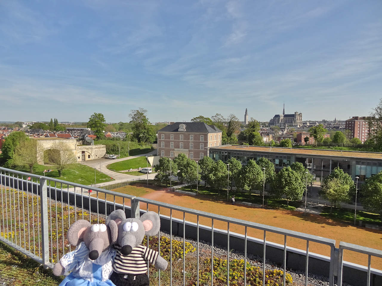 vue depuis la citadelle d'Amiens