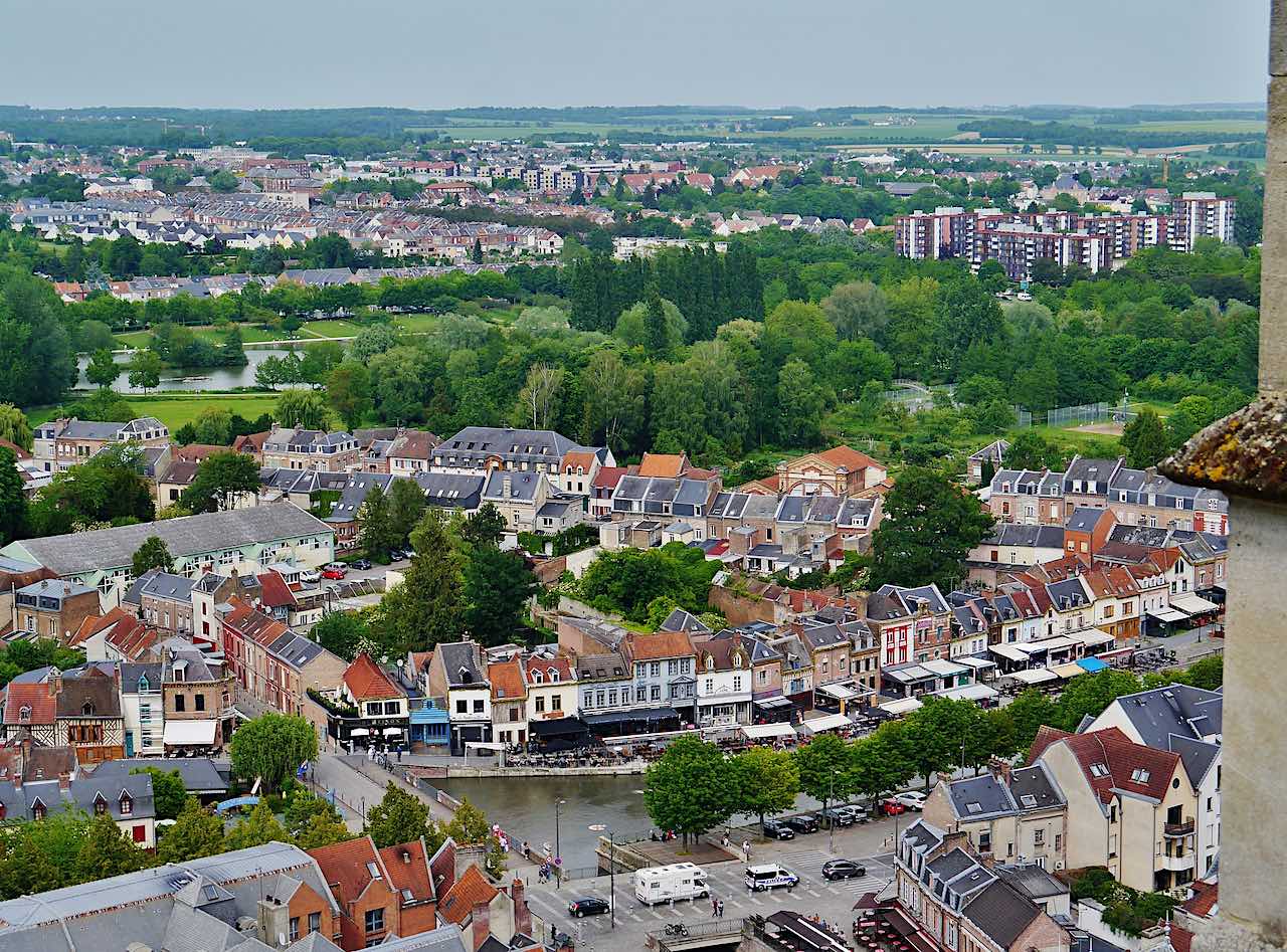 vue depuis les tours de la cathédrale d'Amiens