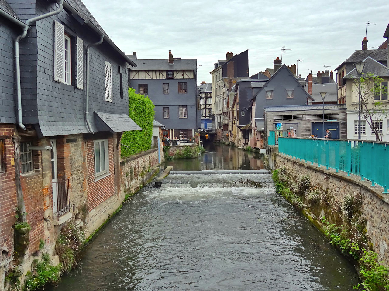 vue sur la Risle à Pont-Audemer