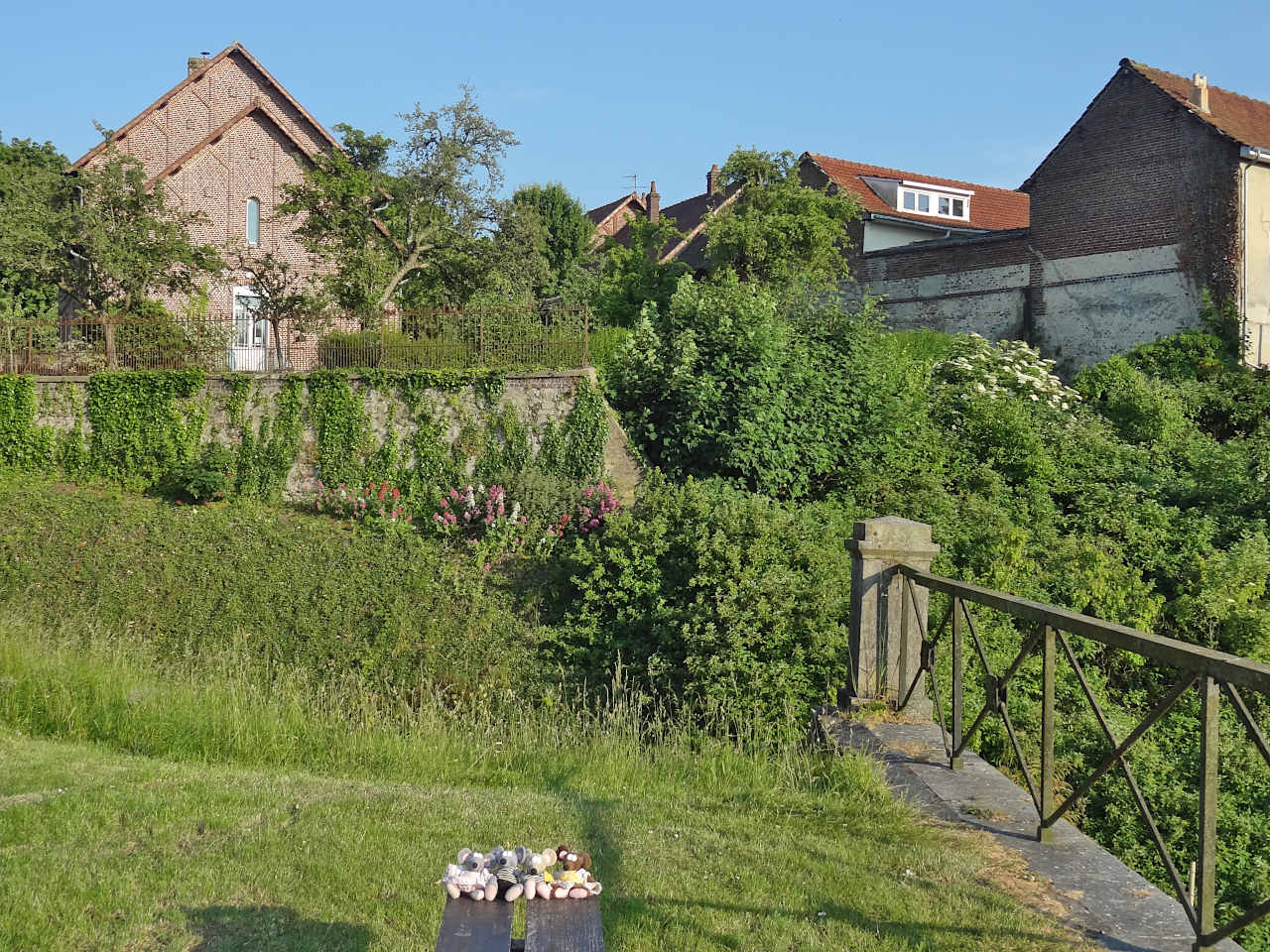 jardins sur les remparts de Montreuil-sur-Mer