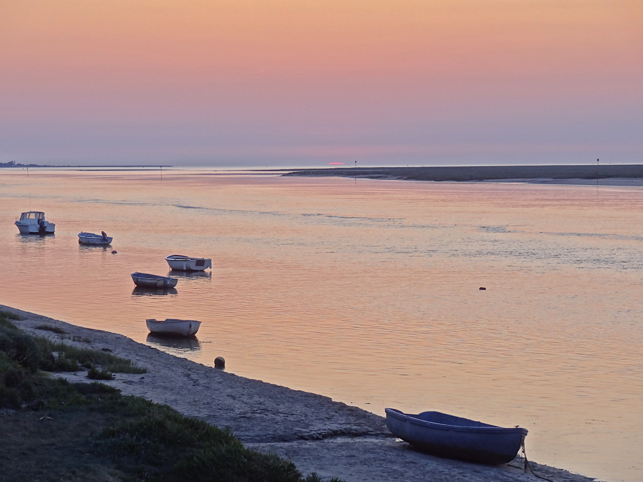 Saint-Valery-sur-Somme coucher de soleil