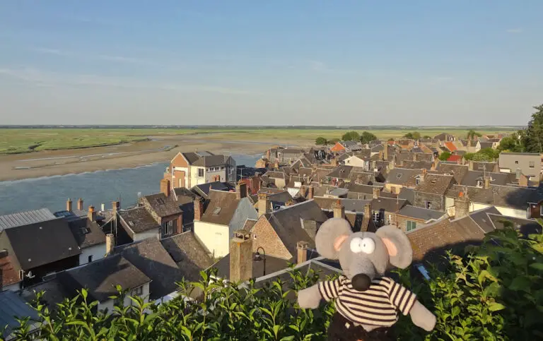 Saint-Valery-sur-Somme vue depuis le calvaire des marins