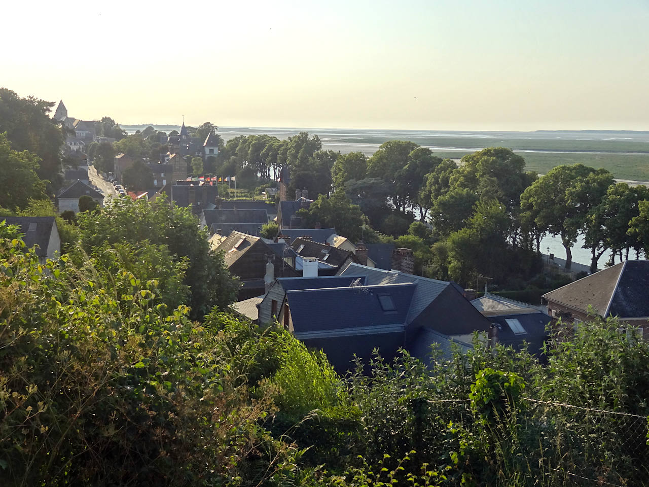 vue depuis le calvaire des marins de Saint-Valery-sur-Somme