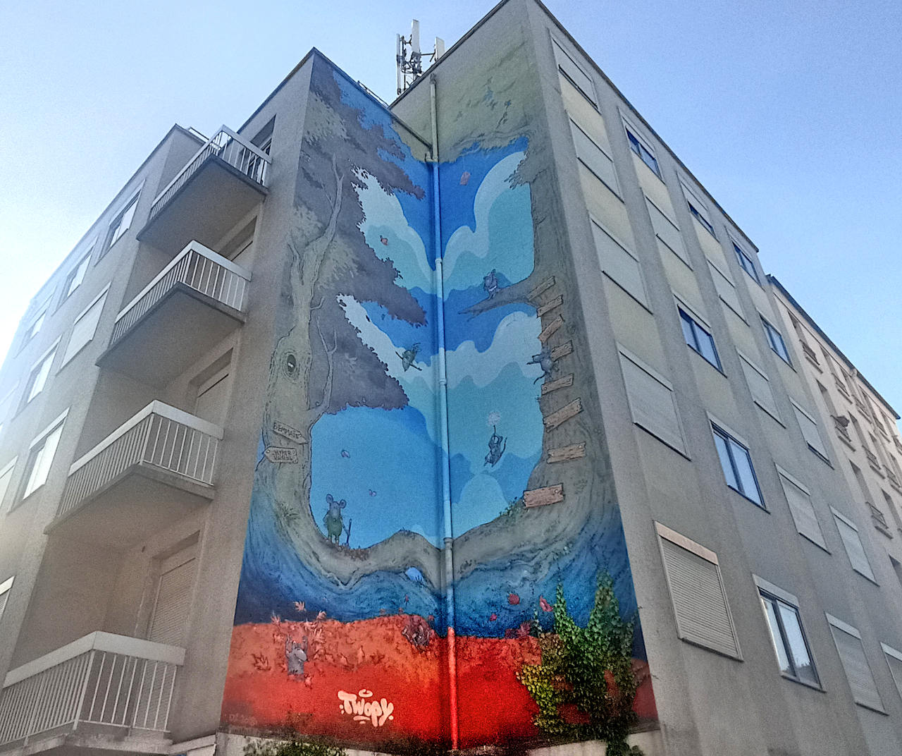 mur des souris, street-art à Paris