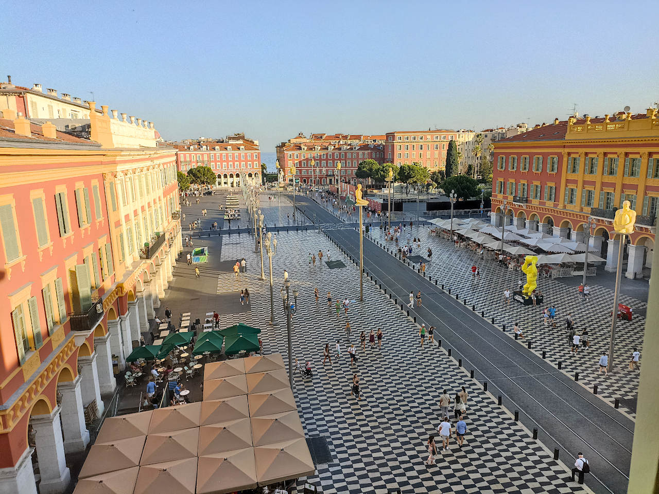 Vue place Masséna Nice