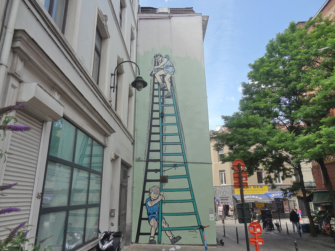 mur peint Marolles Bruxelles