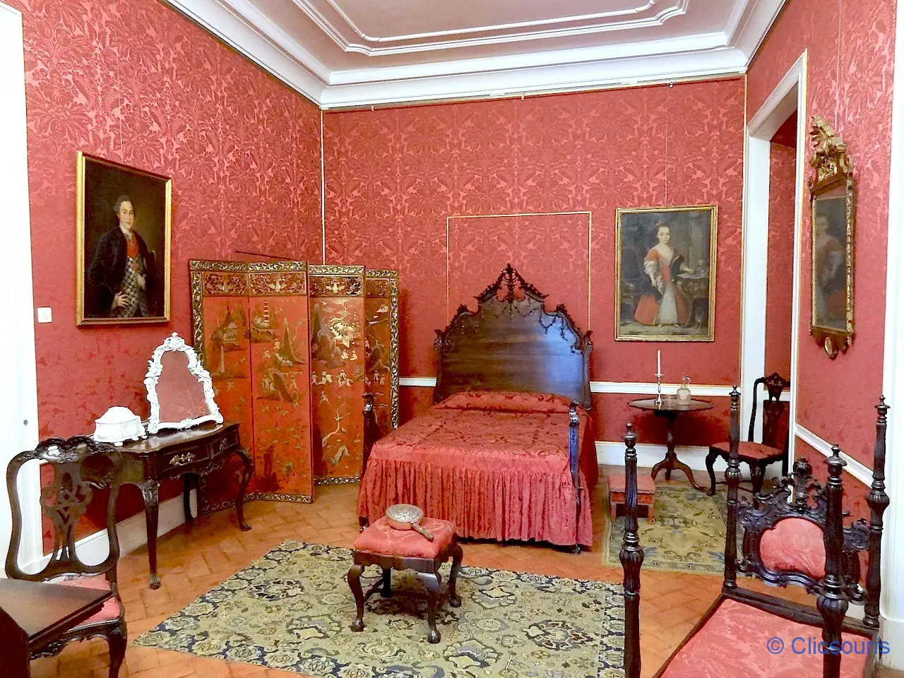 Queluz chambre rouge