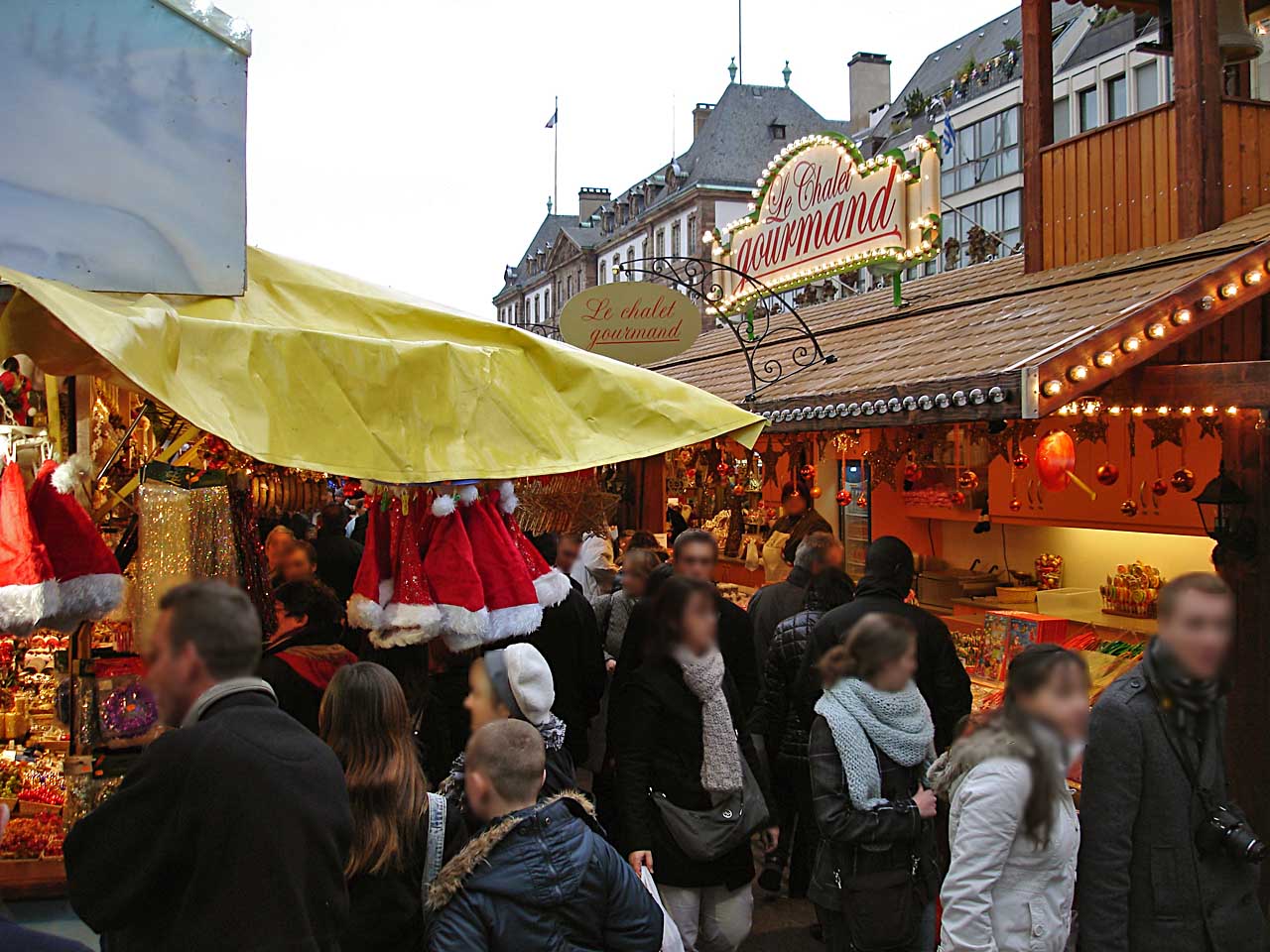 Marché de Noël place Broglie à Strasbourg