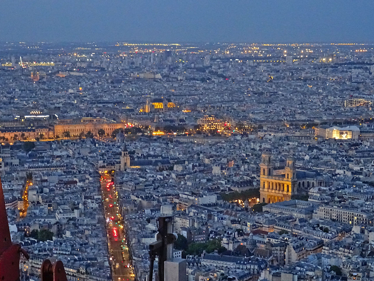tour Montparnasse rooftop soir