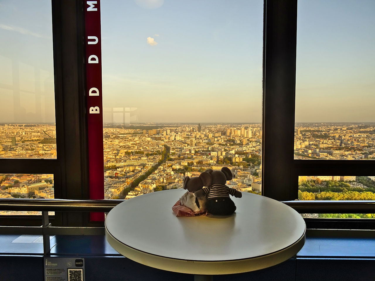 vue depuis le 56e étage de la tour Montparnasse