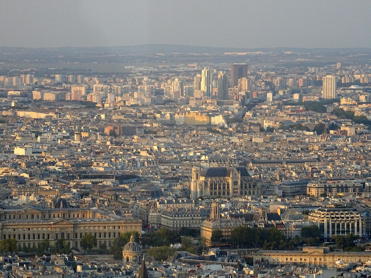 vue sur la banlieue nord de Paris