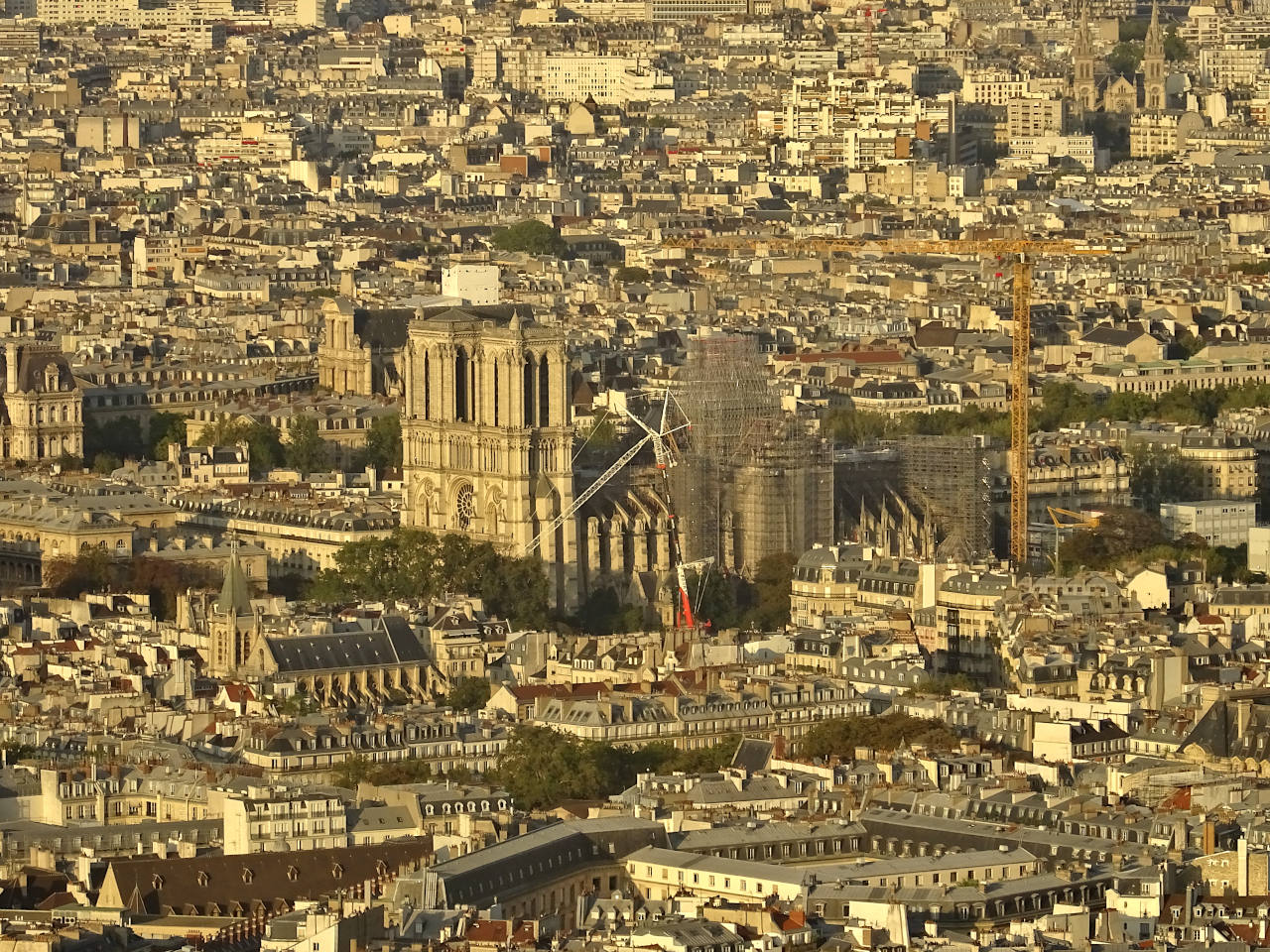 Notre Dame vue depuis la tour Montparnasse