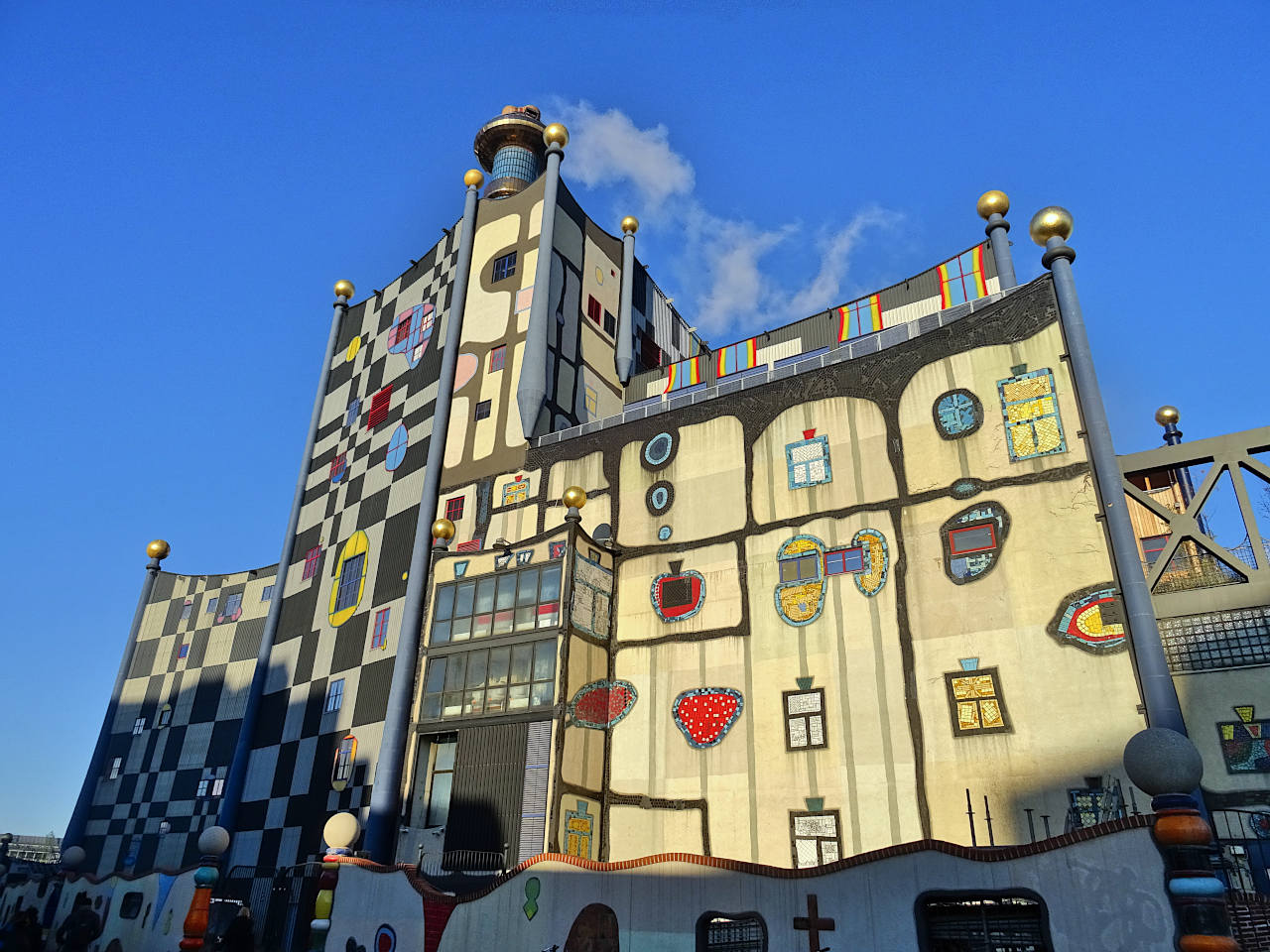 Centrale thermique d'Hundertwasser à Vienne