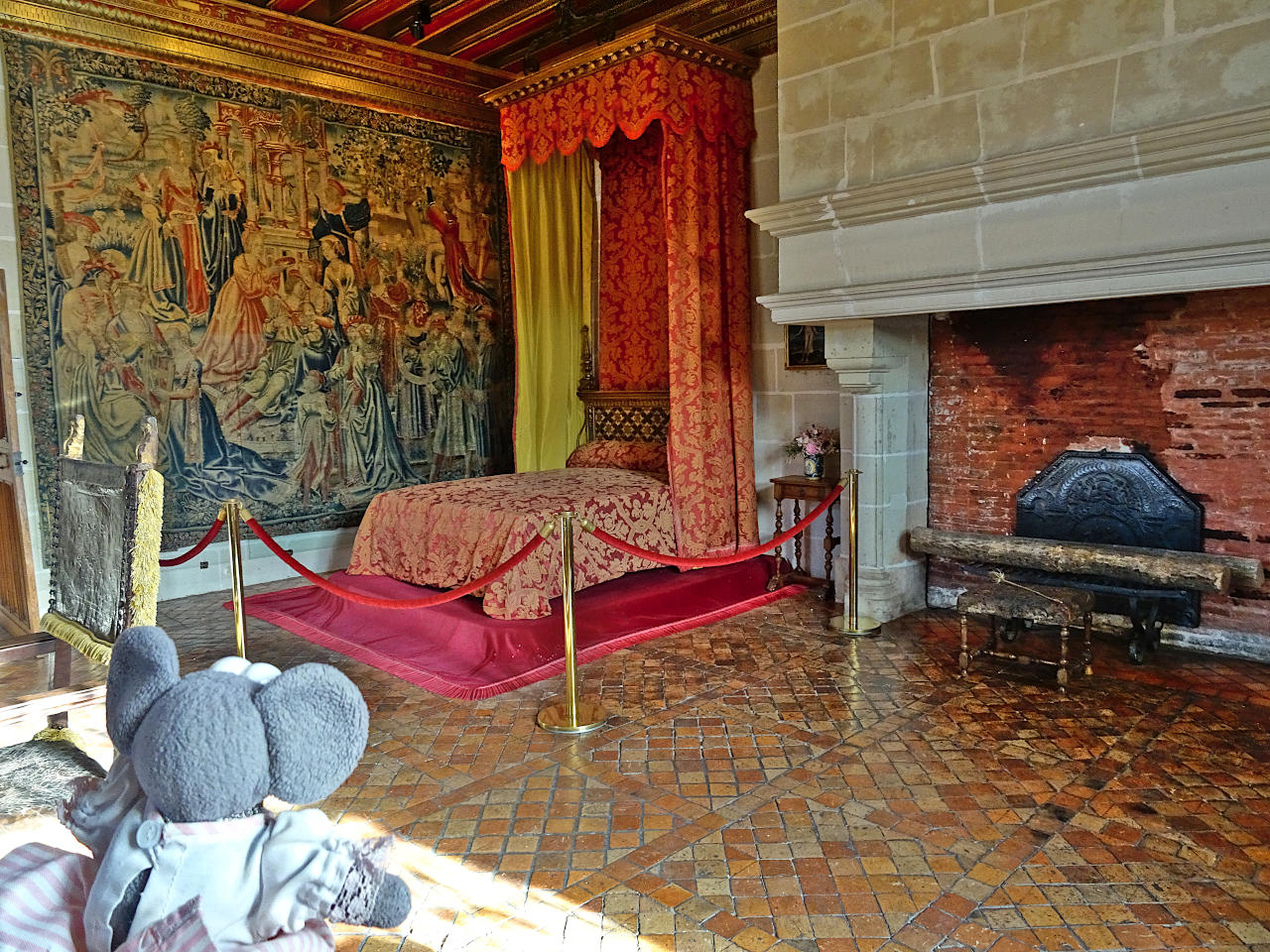 Chenonceau chambre Gabrielle d'Estrées