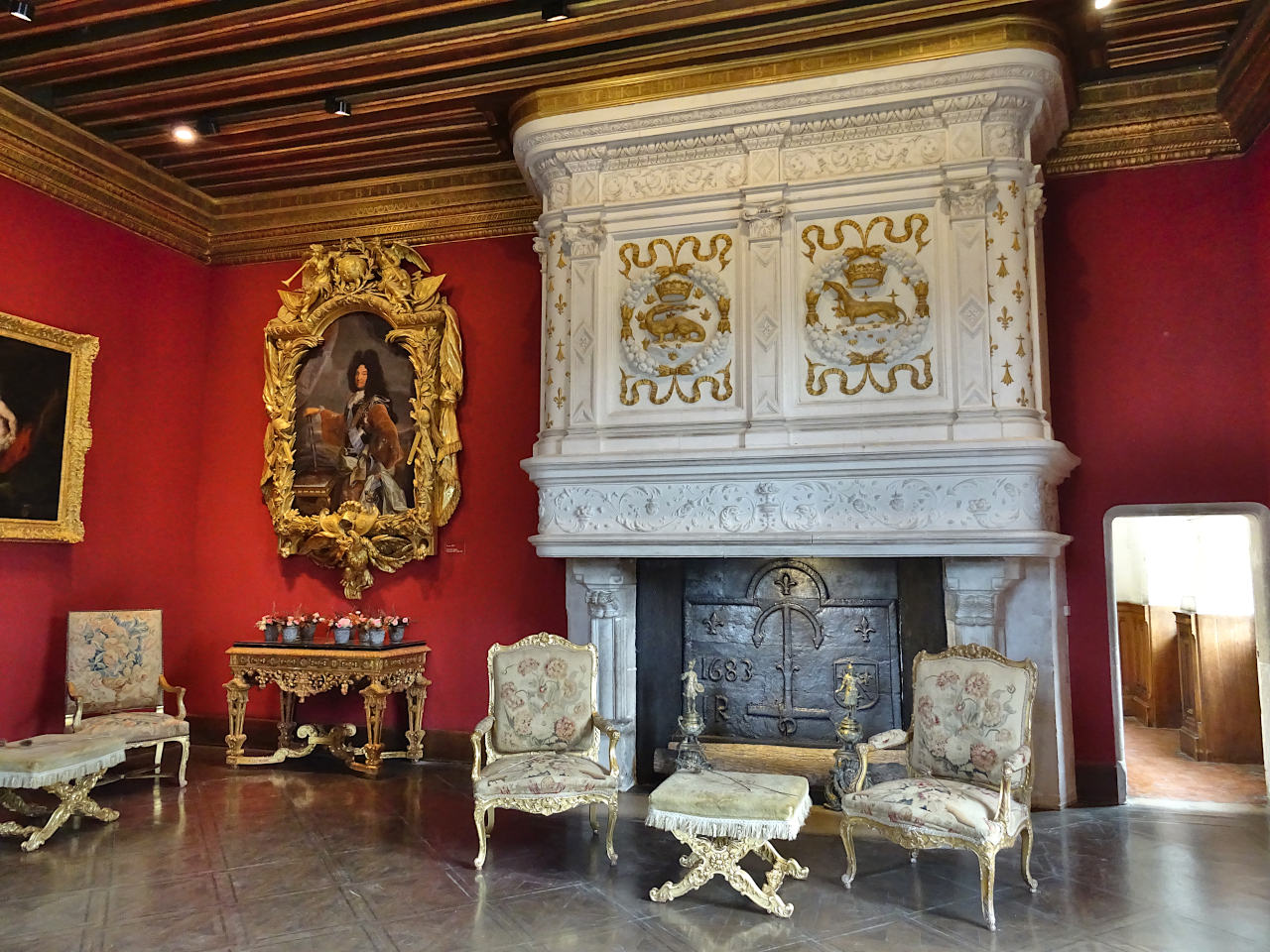 Chenonceau salon Louis XIV