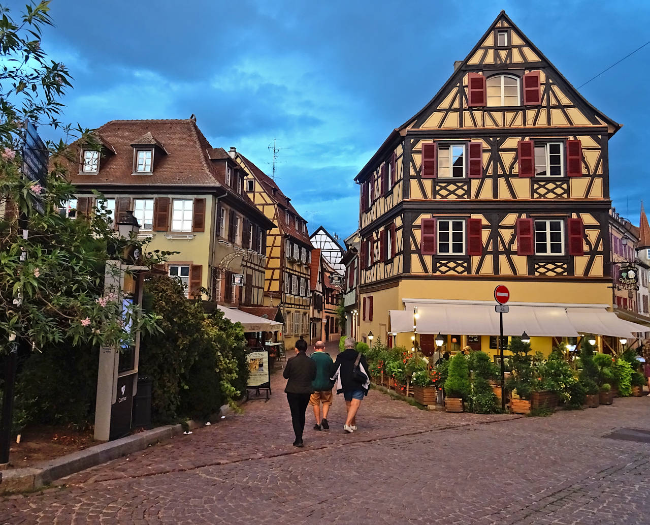 Colmar rue de la Poissonerie de nuit