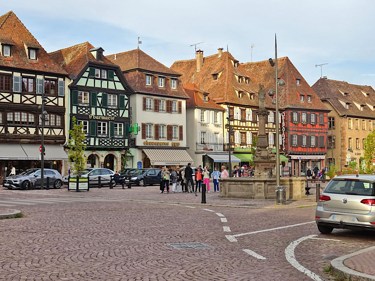 place du marché à Obernai