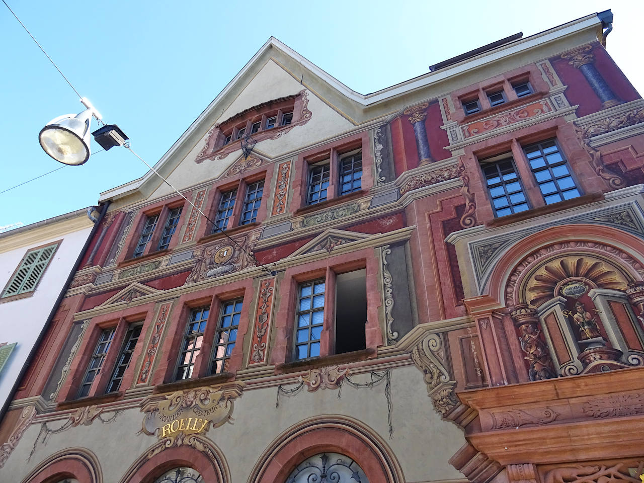 Sélestat façade trompe l'oeil