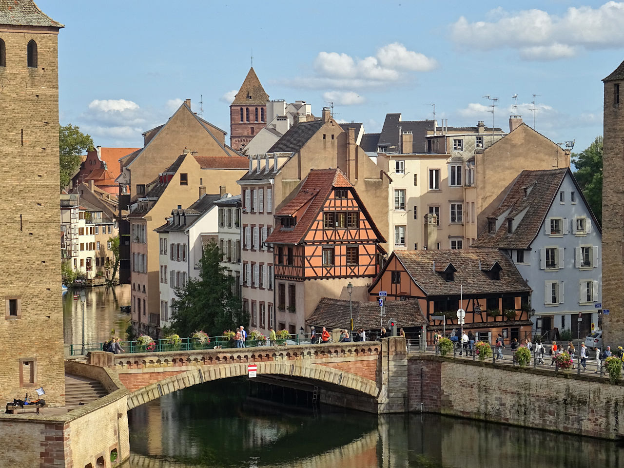 vue depuis le barrage Vauban de Strasbourg