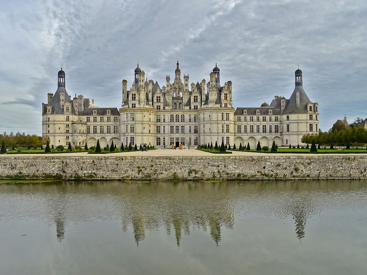 château de Chambord canal