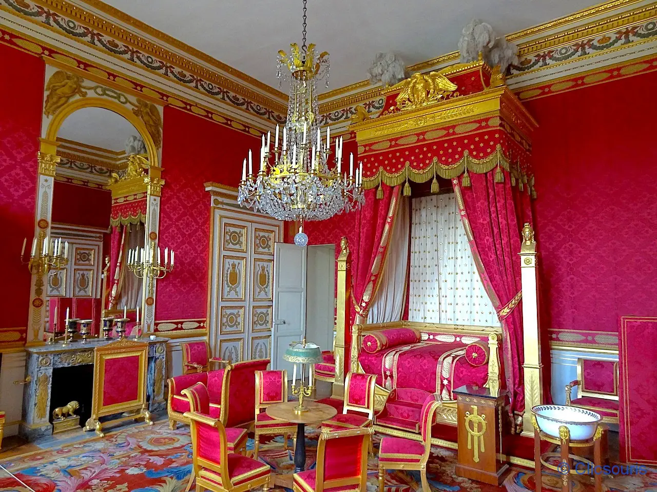 château de compiègne chambre rouge