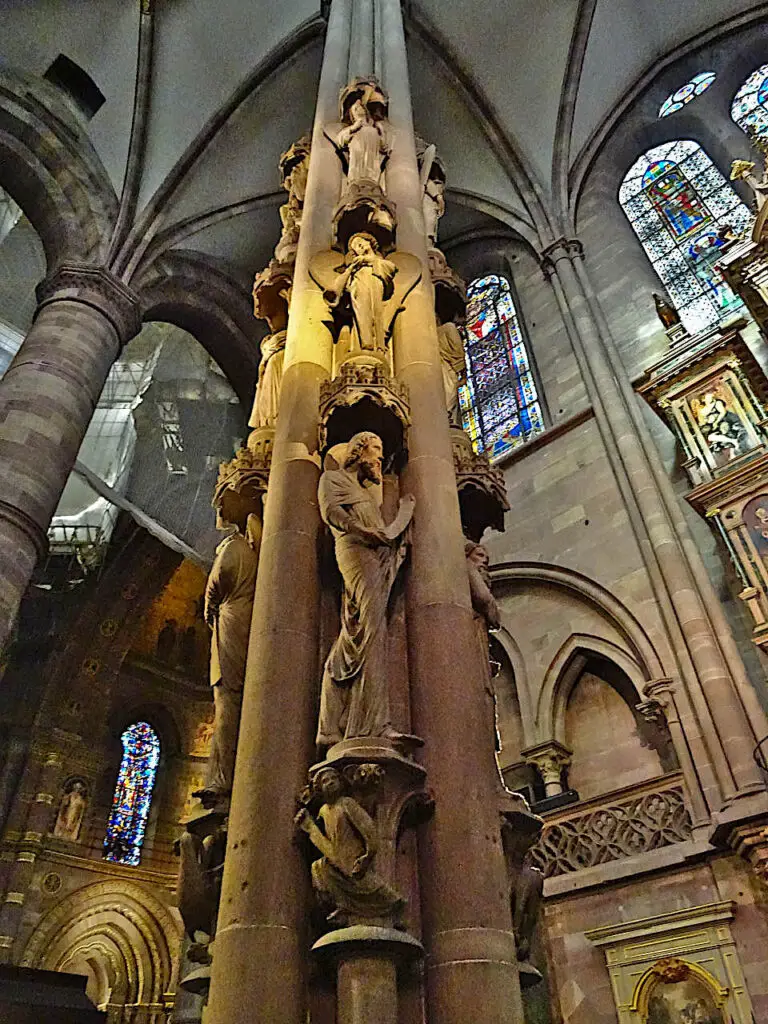 pilier des anges cathédrale de Strasbourg