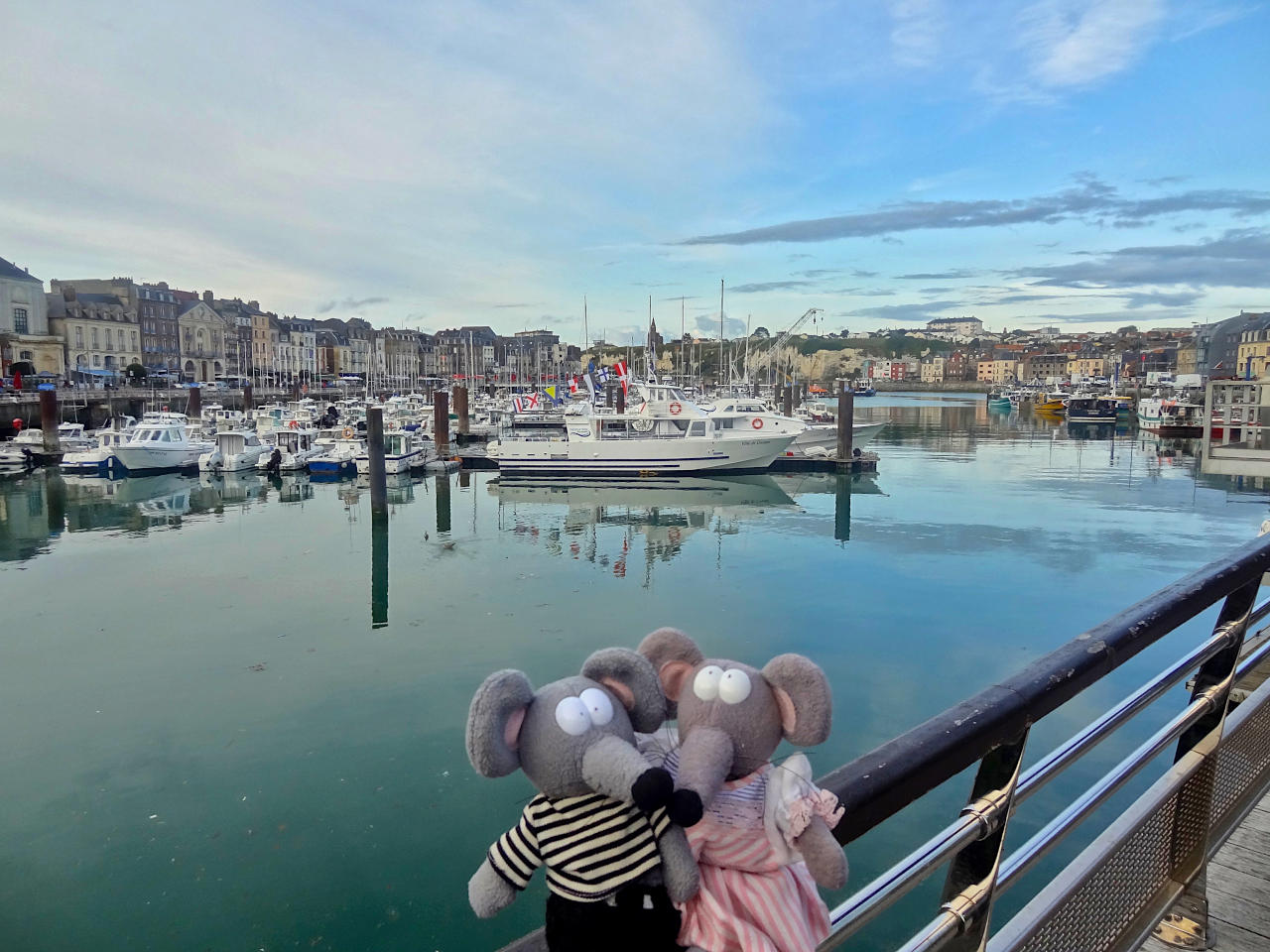 port de Dieppe soirée