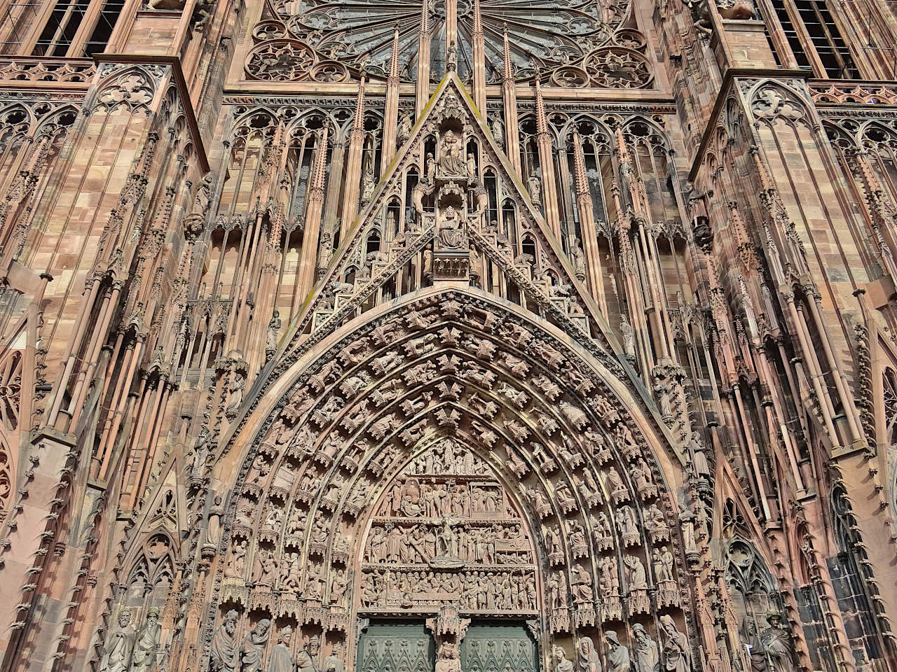 portail central cathédrale de Strasbourg