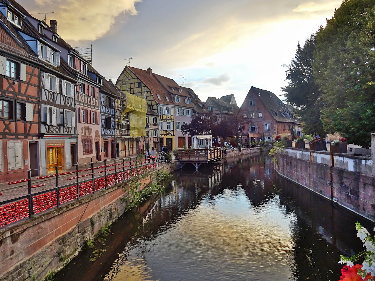 quai de la Poissonnerie Colmar soirée