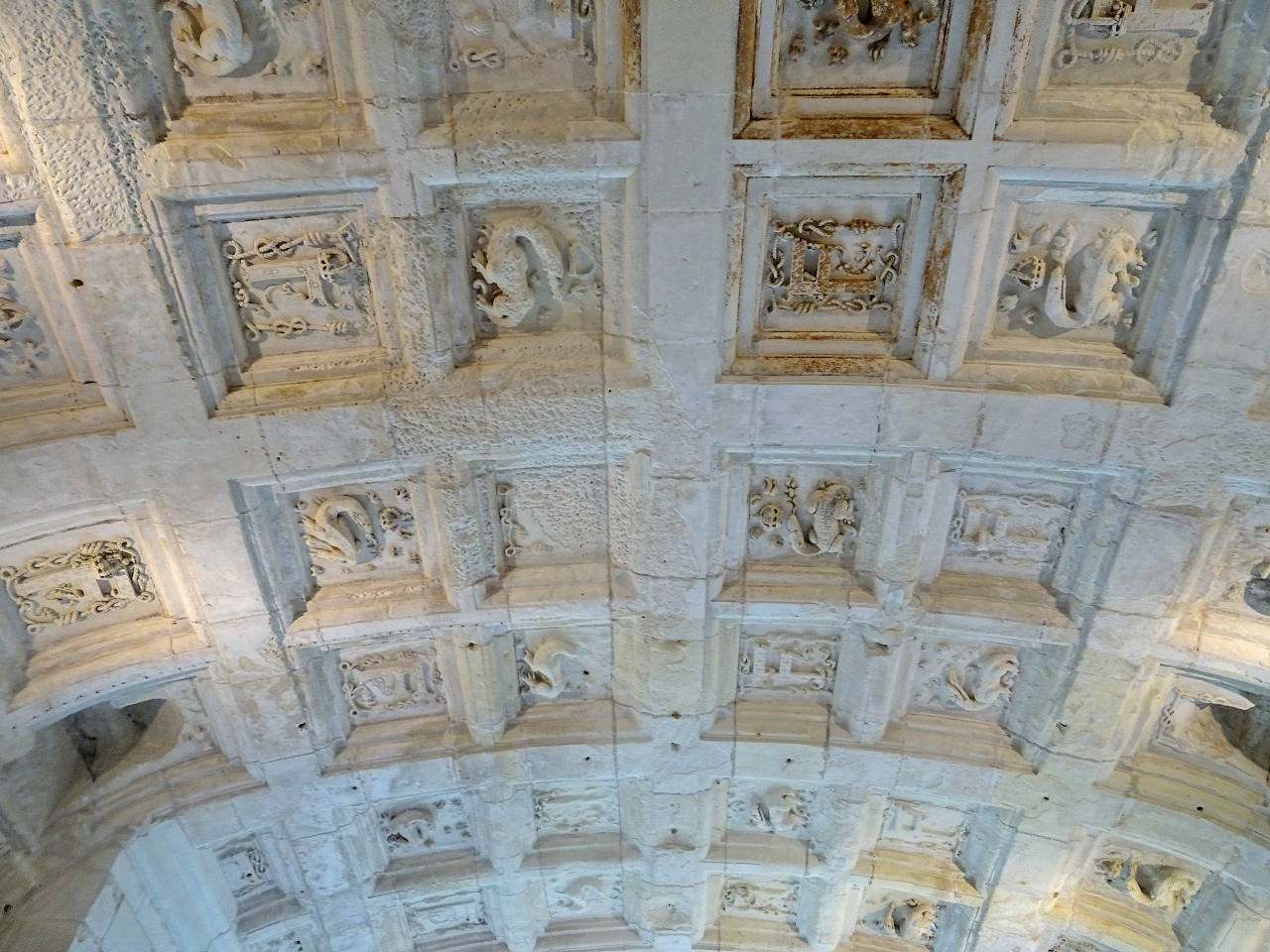 salle voutée du château de Chambord