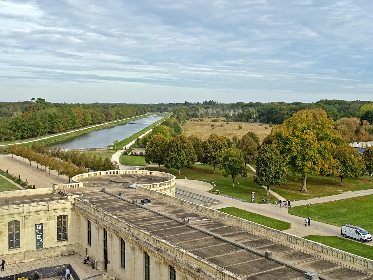 vue sur le parc de Chambord