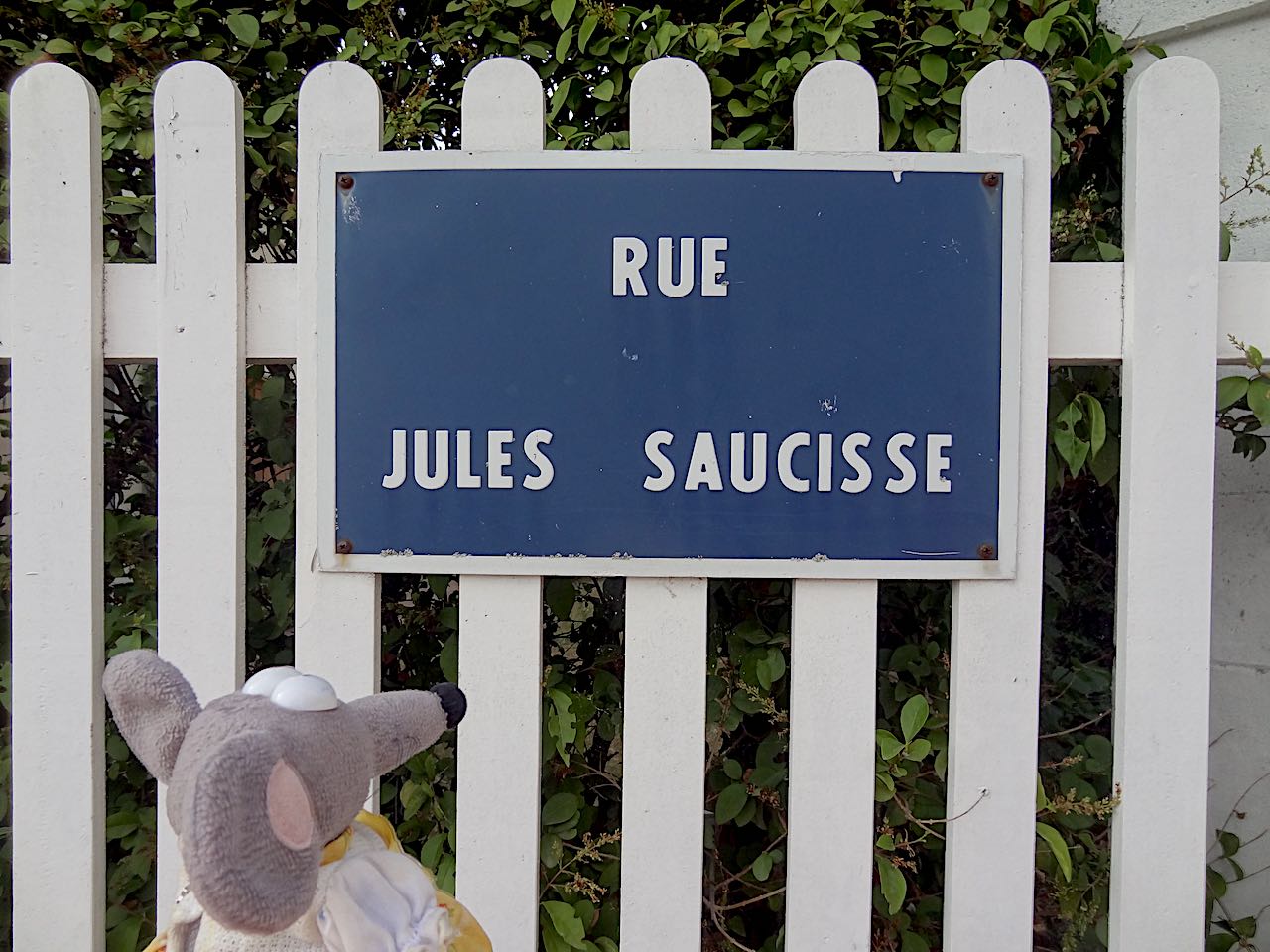 Deauville panneau rue