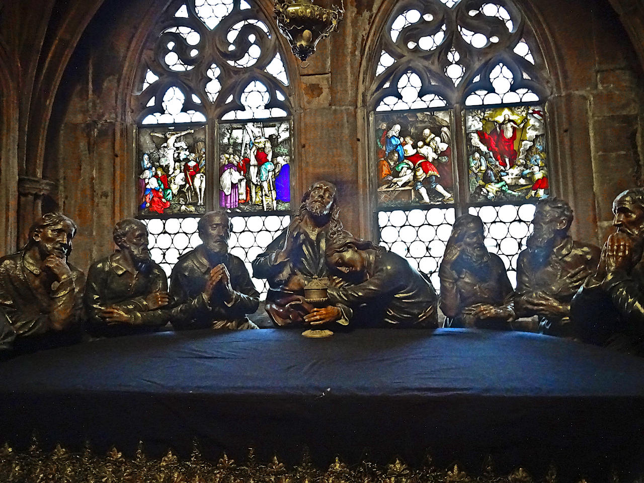 Freiburg cathédrale intérieur détails