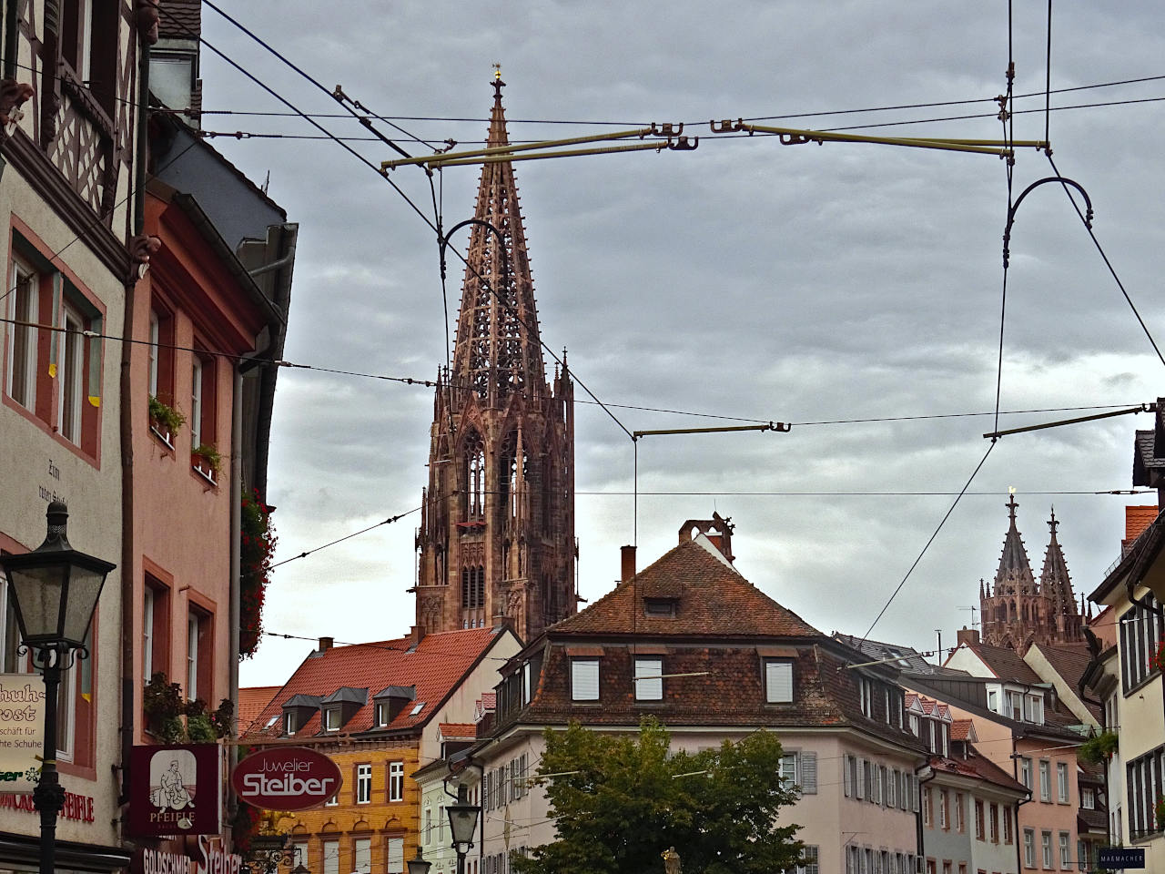 Freiburg rue Oberlinden et Salzstrasse