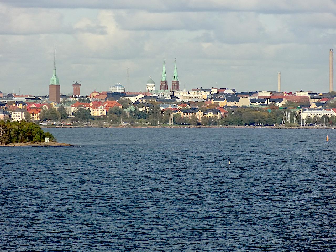 Helsinki vue bateau