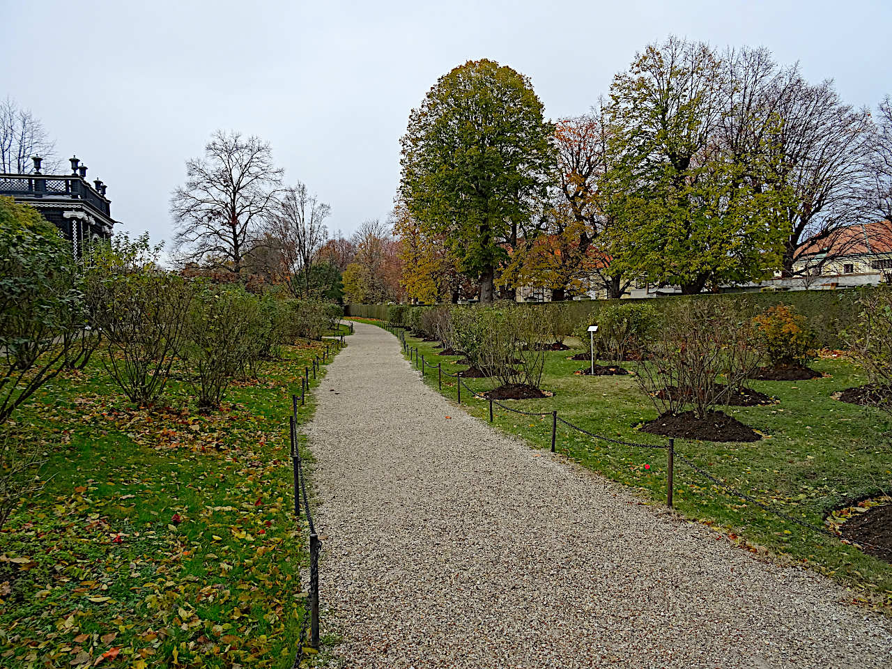 Parc du château de Schönbrunn en automne