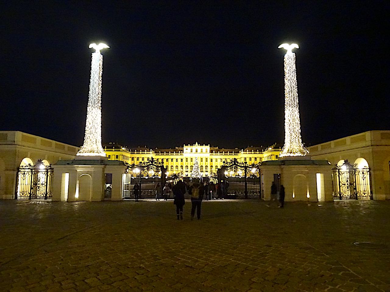 château de Schönbrunn en hiver